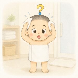 もしまる家の日常・坊主事件のワンシーン