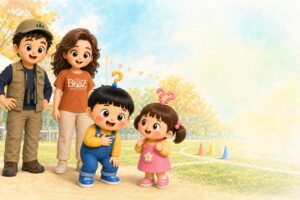 なんで走ると心臓がドキドキするの?からだのひみつ のアイキャッチイラスト(もしまる家)